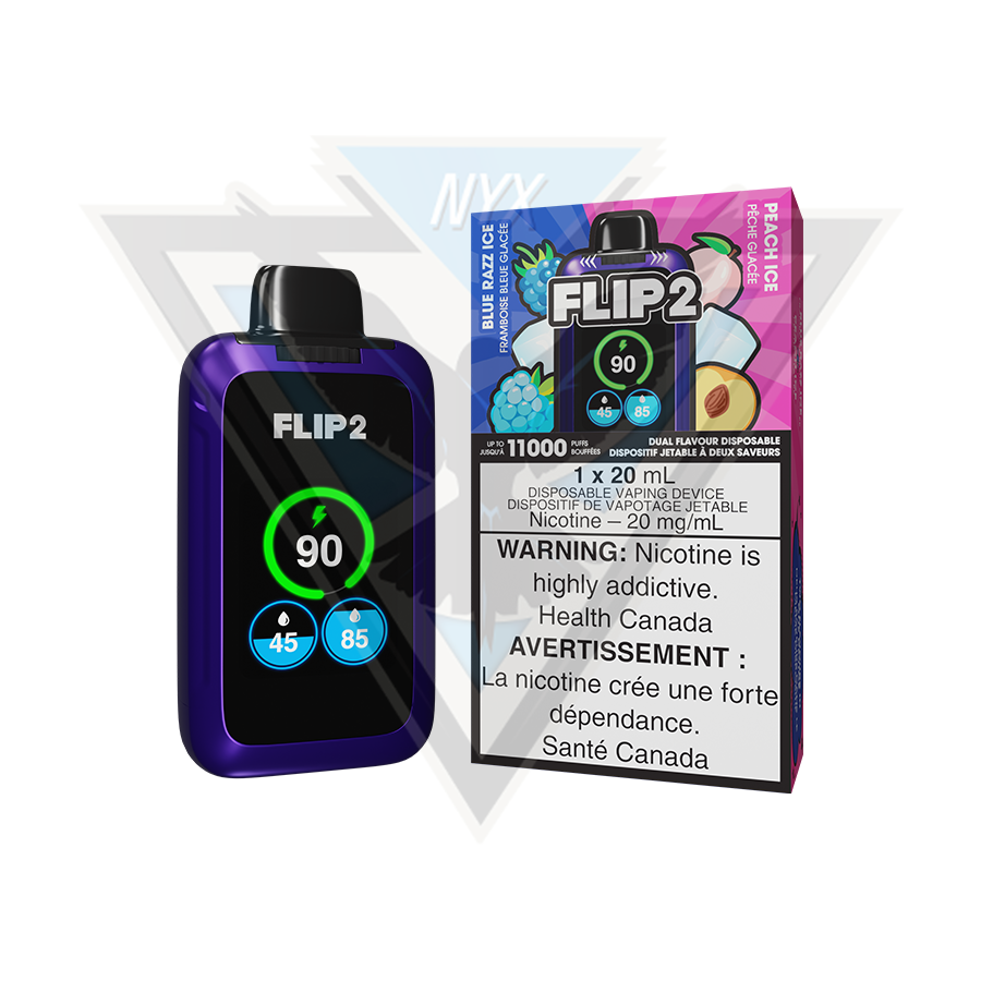 FLIP 2 DISPOSABLE CHERRY LEMON ICE AND LEMON CHILL - NYX ECIGS - CANADIAN VAPE SHOP