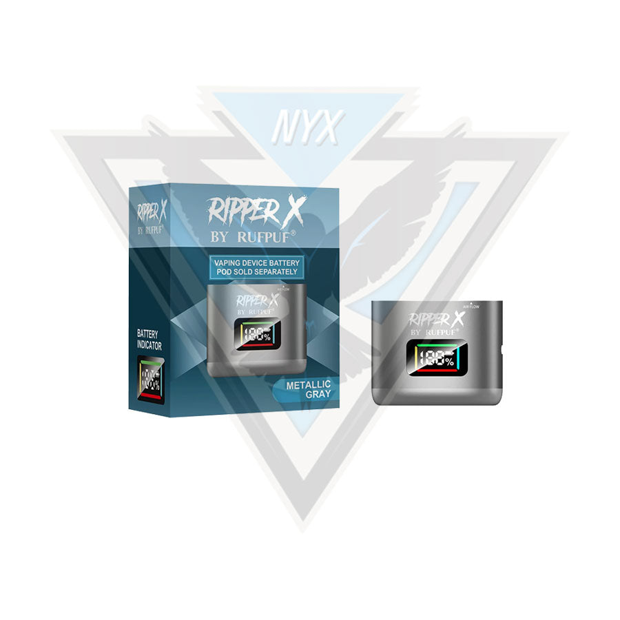 RIPPER X BATTERY METALLIC RED - NYX ECIGS - CANADIAN VAPE SHOP