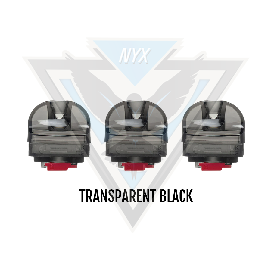 SMOK NORD GT EMPTY REPLACEMENT POD [CRC] TRANSPARENT BLACK - NYX ECIGS - CANADIAN VAPE SHOP