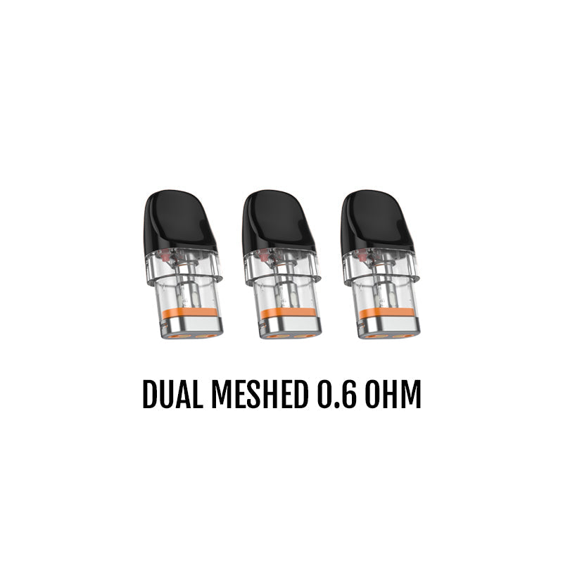 SMOK Novo SLR 2.0 Replacement Pod 3 Pack Dual Meshed 0.6 ohm - Replacement Pods | NYX Vape