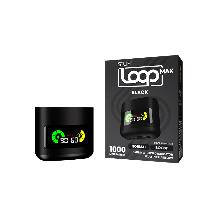STLTH Loop Max Device-Battery - Pod System Back | NYX Vape