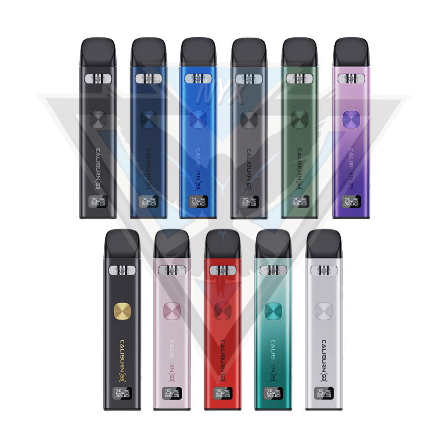 UWELL CALIBURN G3 POD KIT CRC ALL COLOURS - NYX ECIGS - CANADIAN VAPE SHOP