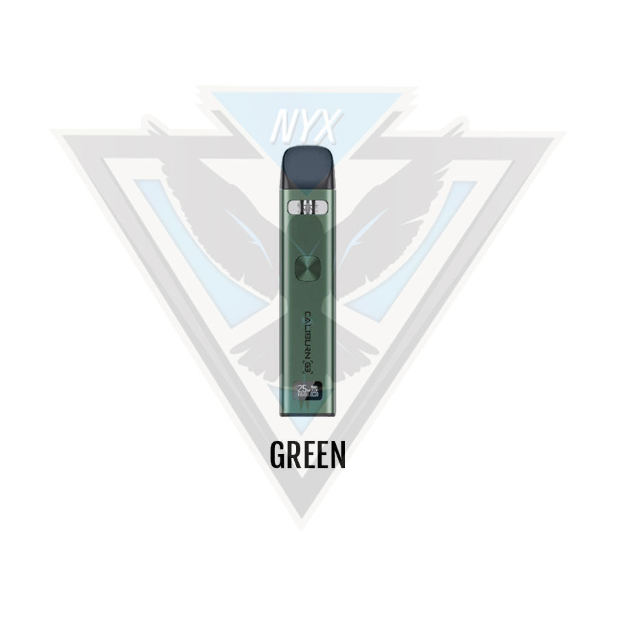 UWELL CALIBURN G3 POD KIT CRC GREEN - NYX ECIGS - CANADIAN VAPE SHOP