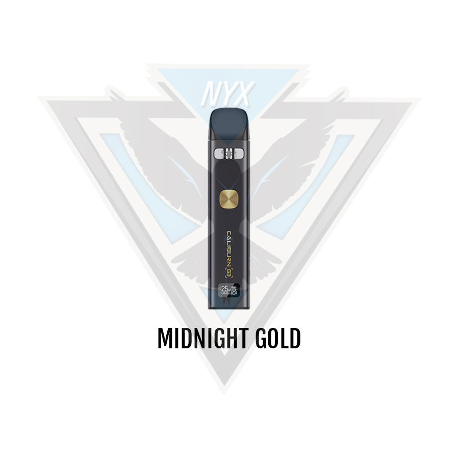 UWELL CALIBURN G3 POD KIT CRC MIDNIGHT GOLD - NYX ECIGS - CANADIAN VAPE SHOP