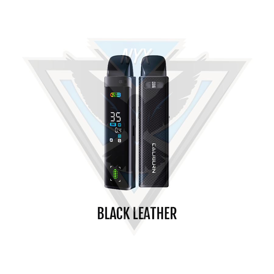 UWELL CALIBURN G3 PRO POD KIT CRC BLACK LEATHER - NYX ECIGS - CANADIAN VAPE SHOP
