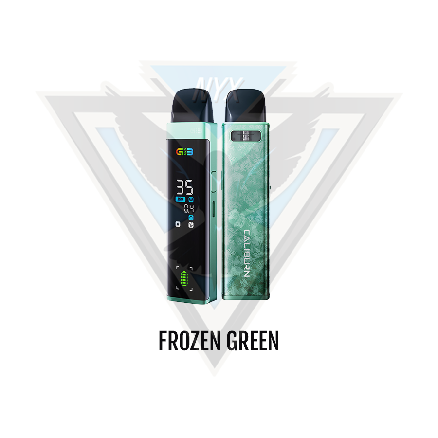 UWELL CALIBURN G3 PRO POD KIT CRC FROZEN GREEN - NYX ECIGS - CANADIAN VAPE SHOP