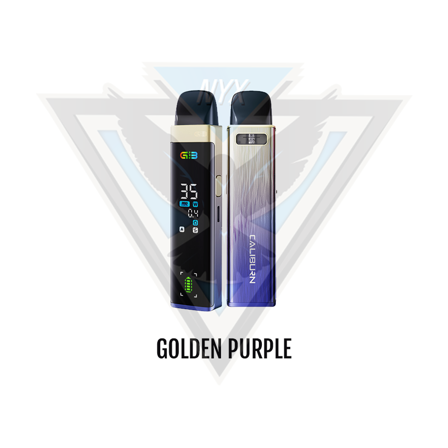 UWELL CALIBURN G3 PRO POD KIT CRC GOLDEN PURPLE - NYX ECIGS - CANADIAN VAPE SHOP
