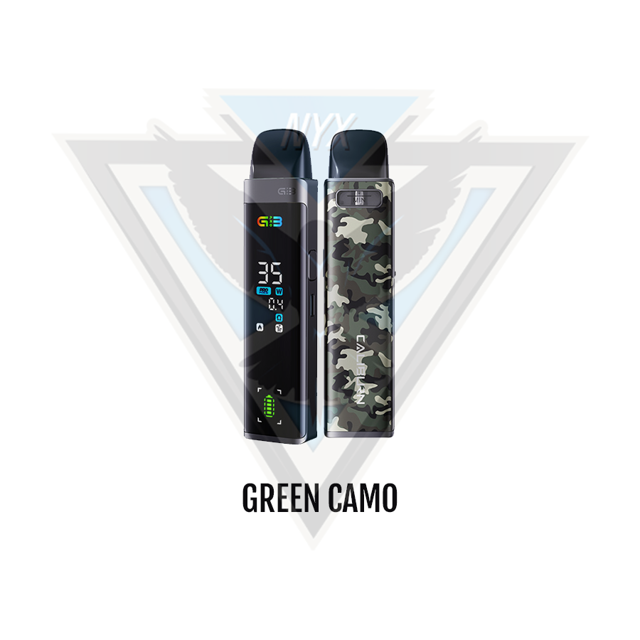 UWELL CALIBURN G3 PRO POD KIT CRC GREEN CAMO - NYX ECIGS - CANADIAN VAPE SHOP