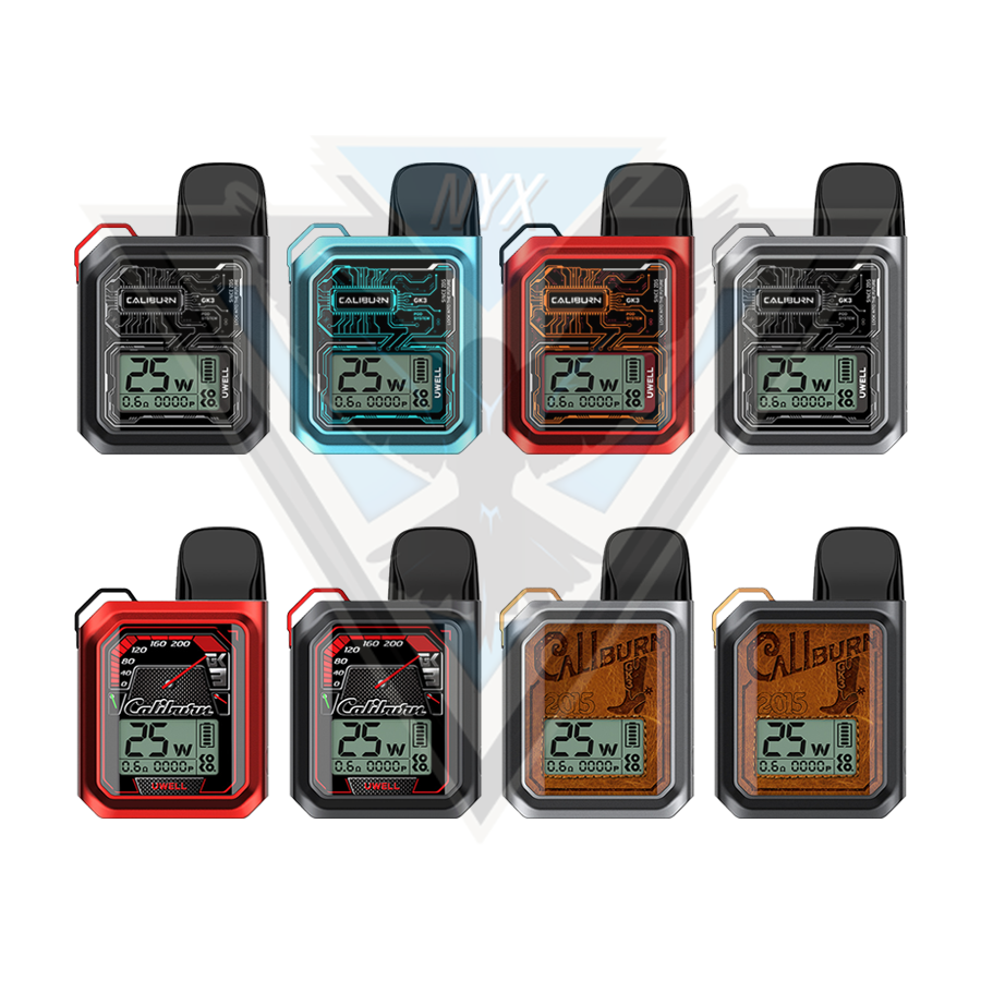 UWELL CALIBURN GK3 POD KIT CRC ALL COLOURS - NYX ECIGS - CANADIAN VAPE SHOP
