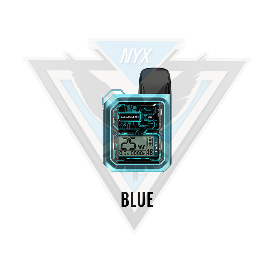 UWELL CALIBURN GK3 POD KIT CRC BLUE - NYX ECIGS - CANADIAN VAPE SHOP