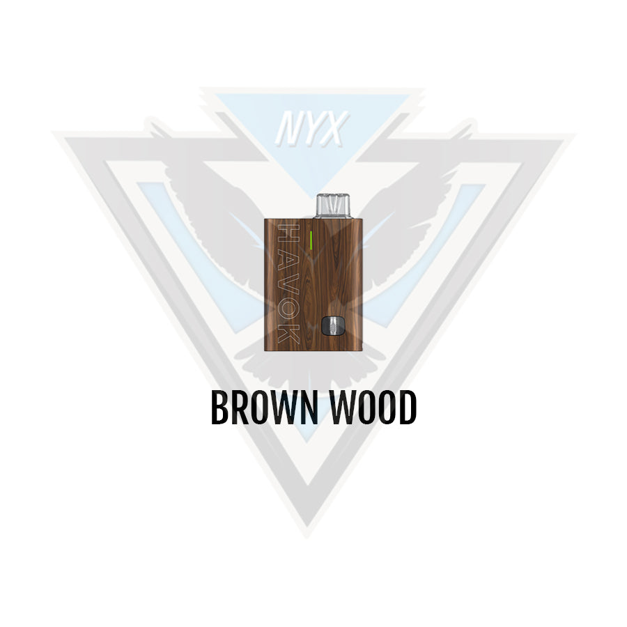 UWELL HAVOK R POD KIT CRC BROWN WOOD - NYX ECIGS - CANADIAN VAPE SHOP