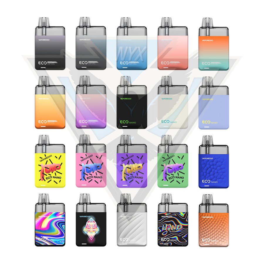 VAPORESSO ECO NANO POD KIT CRC ALL COLOURS - NYX ECIGS - CANADIAN VAPE SHOP