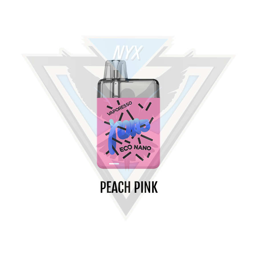 VAPORESSO ECO NANO POD KIT CRC PEACH PINK - NYX ECIGS - CANADIAN VAPE SHOP