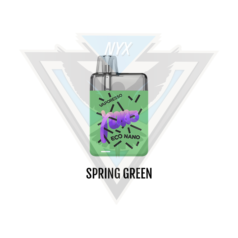 VAPORESSO ECO NANO POD KIT CRC SPRING GREEN - NYX ECIGS - CANADIAN VAPE SHOP