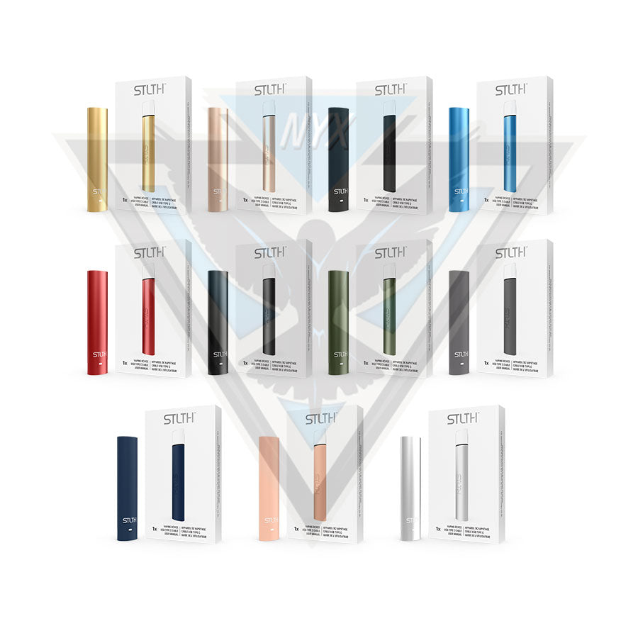 STLTH TYPE-C DEVICE BLUE METAL - NYX ECIGS - CANADIAN VAPE SHOP